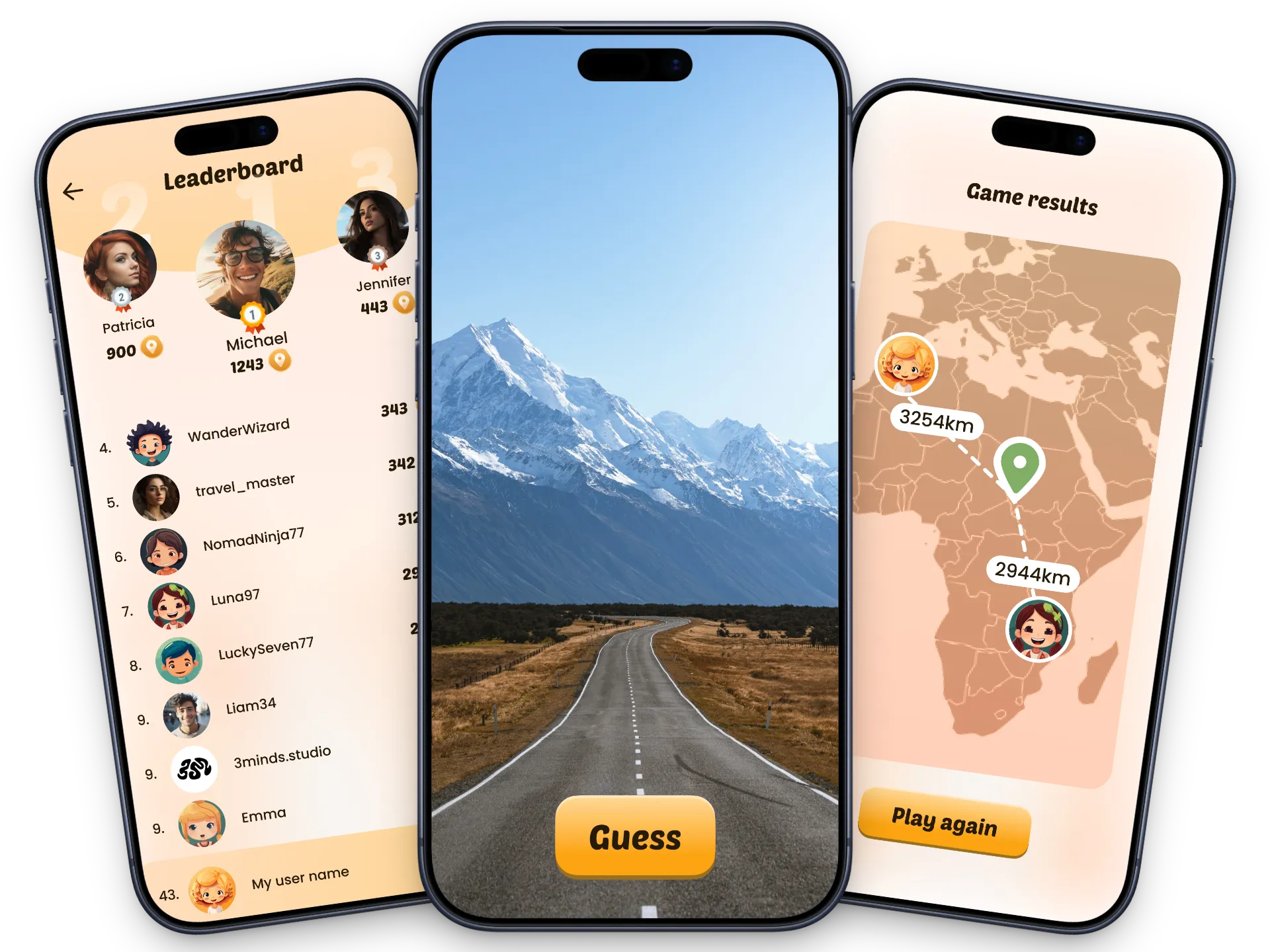 Where Am I? – ekran aplikacji mobilnej React Native z mapą i podpowiedziami street view